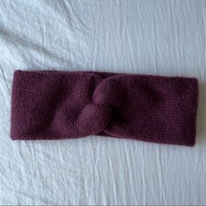H&M Burgundy Knit Headband/Ear warmer